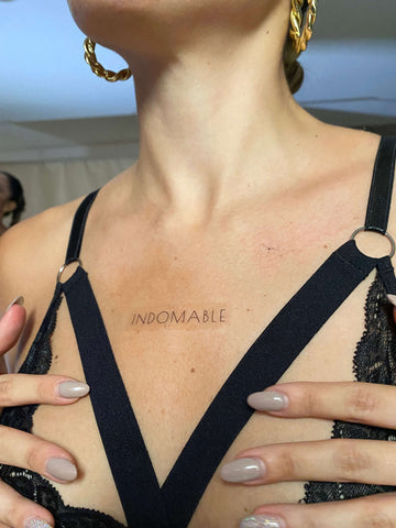 Indomable - Tatuaje temporal
