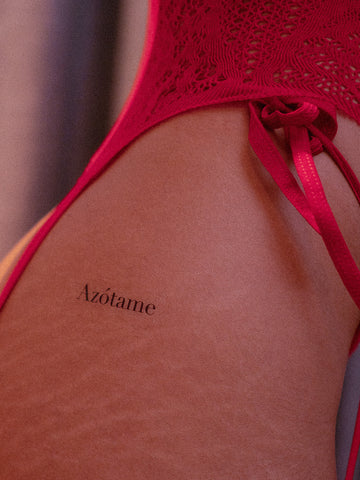 Azótame - Tatuaje temporal