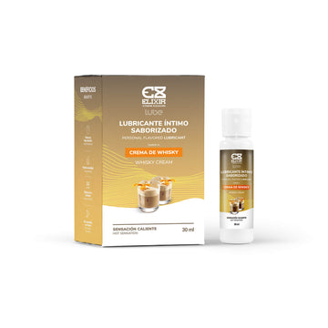 Lubricante Saborizado de Crema de Whisky - Caliente