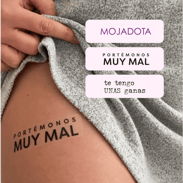 Trío MUY MAL - 3 Tatuajes temporales