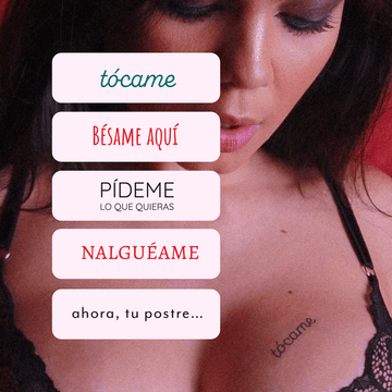 Pack Tócame - 5 Tatuajes temporales