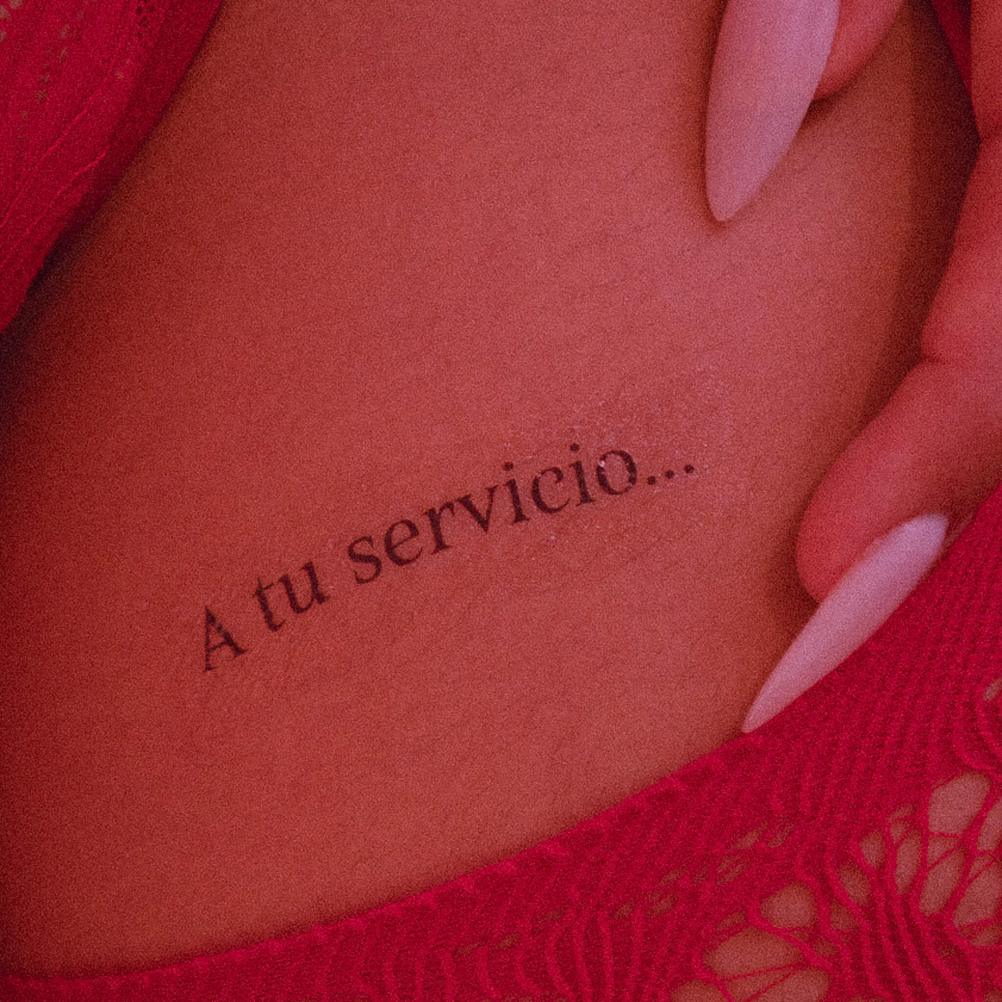 A tu servicio... - Tatuaje temporal