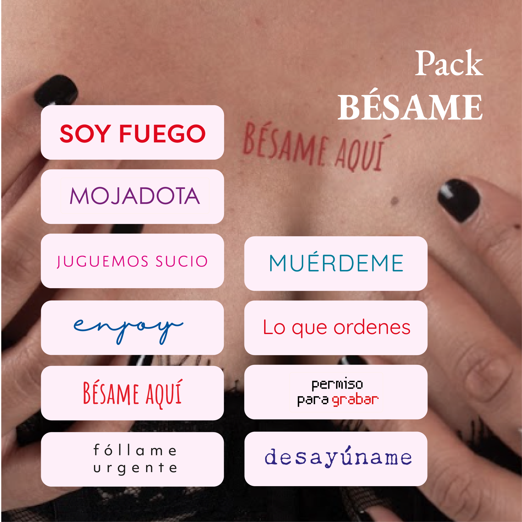 TEMPORARY TATTOOS + EDIBLES COMBO