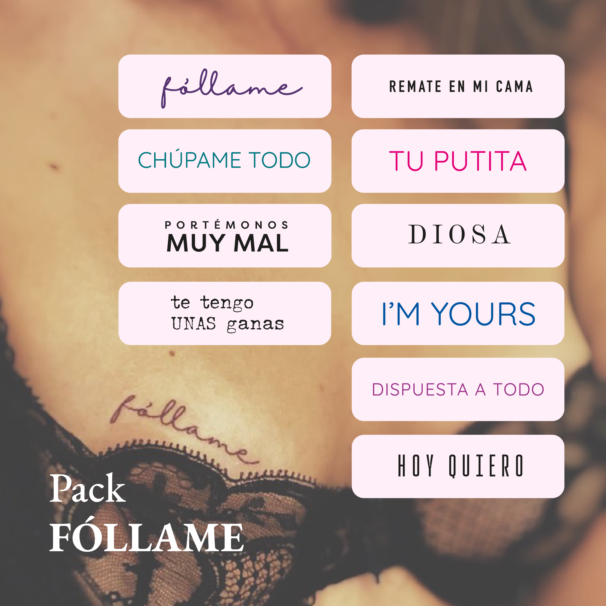 TEMPORARY TATTOOS + EDIBLES COMBO