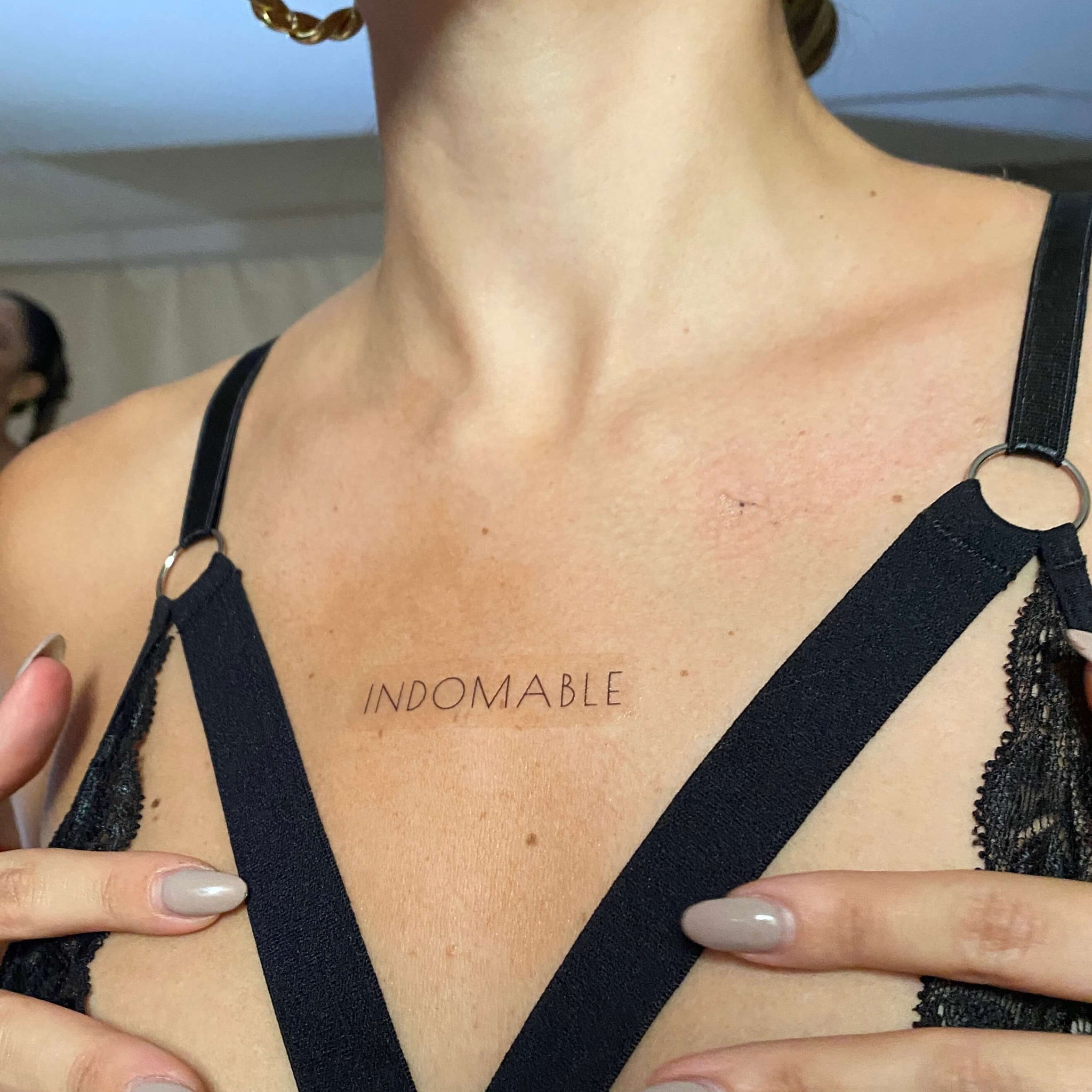 Indomable - Tatuaje temporal