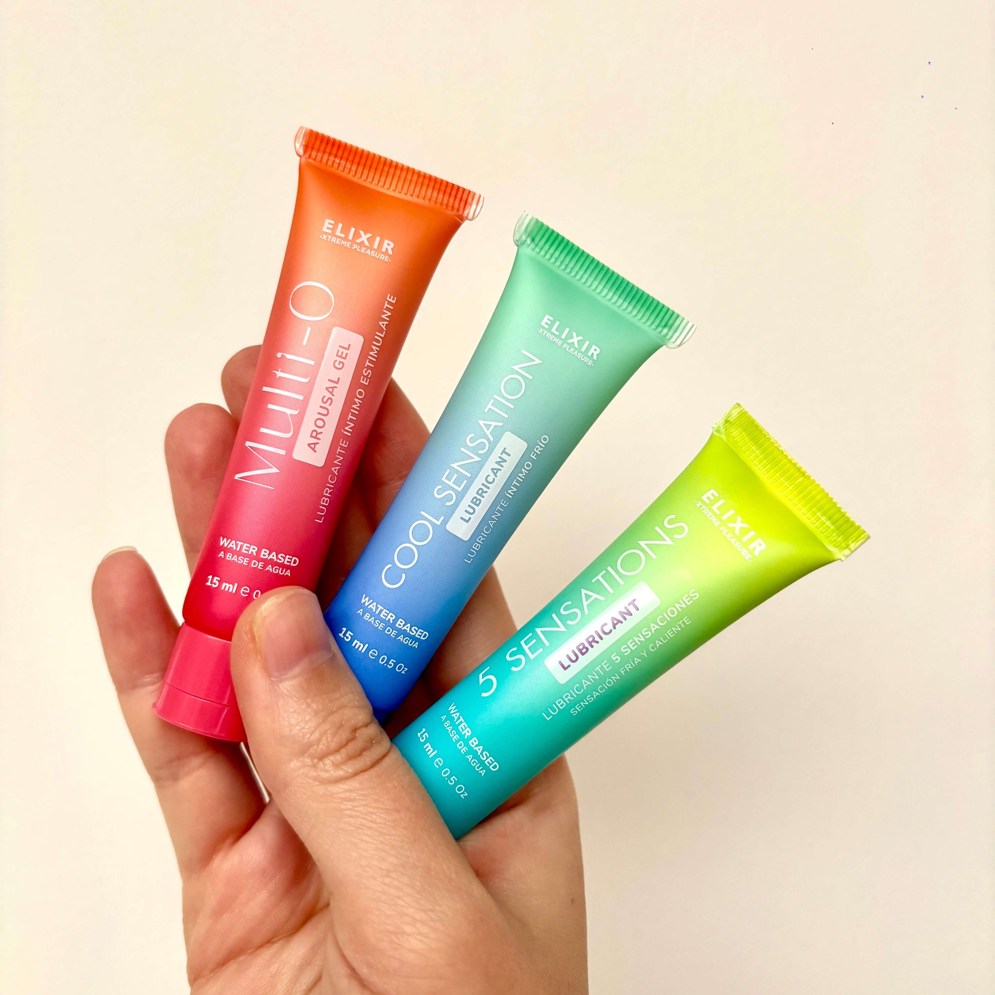 Trío de lubricantes experimentales