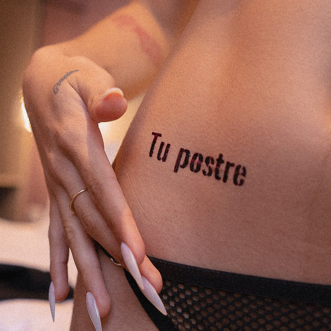 Tatuaje comestible aplicacion en la piel morazul para parejas  kit wetcarlota